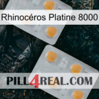 Rhinocéros Platine 8000 25